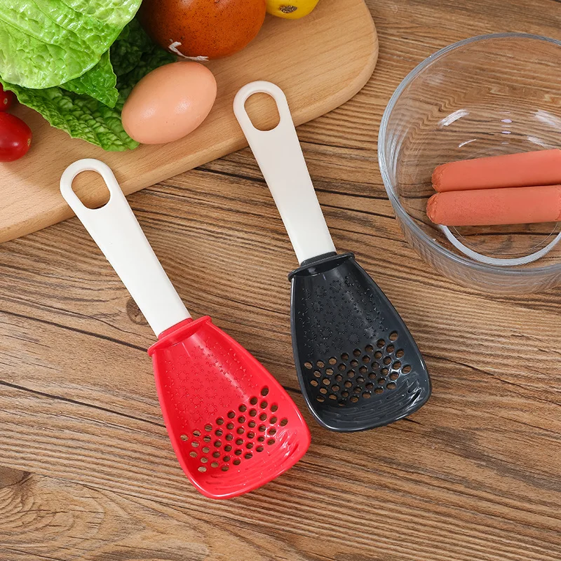

Meijuner Creative Multifunctional Kitchen Cooking Spoon Heat Resistant Predatory Potato Garlic Filter Press