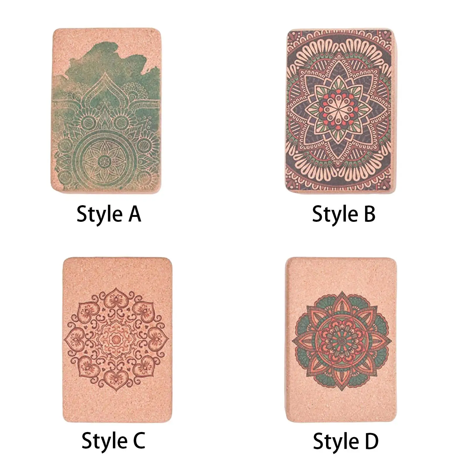 Пробковый блок для йоги оборудование с нескользящей поверхностью