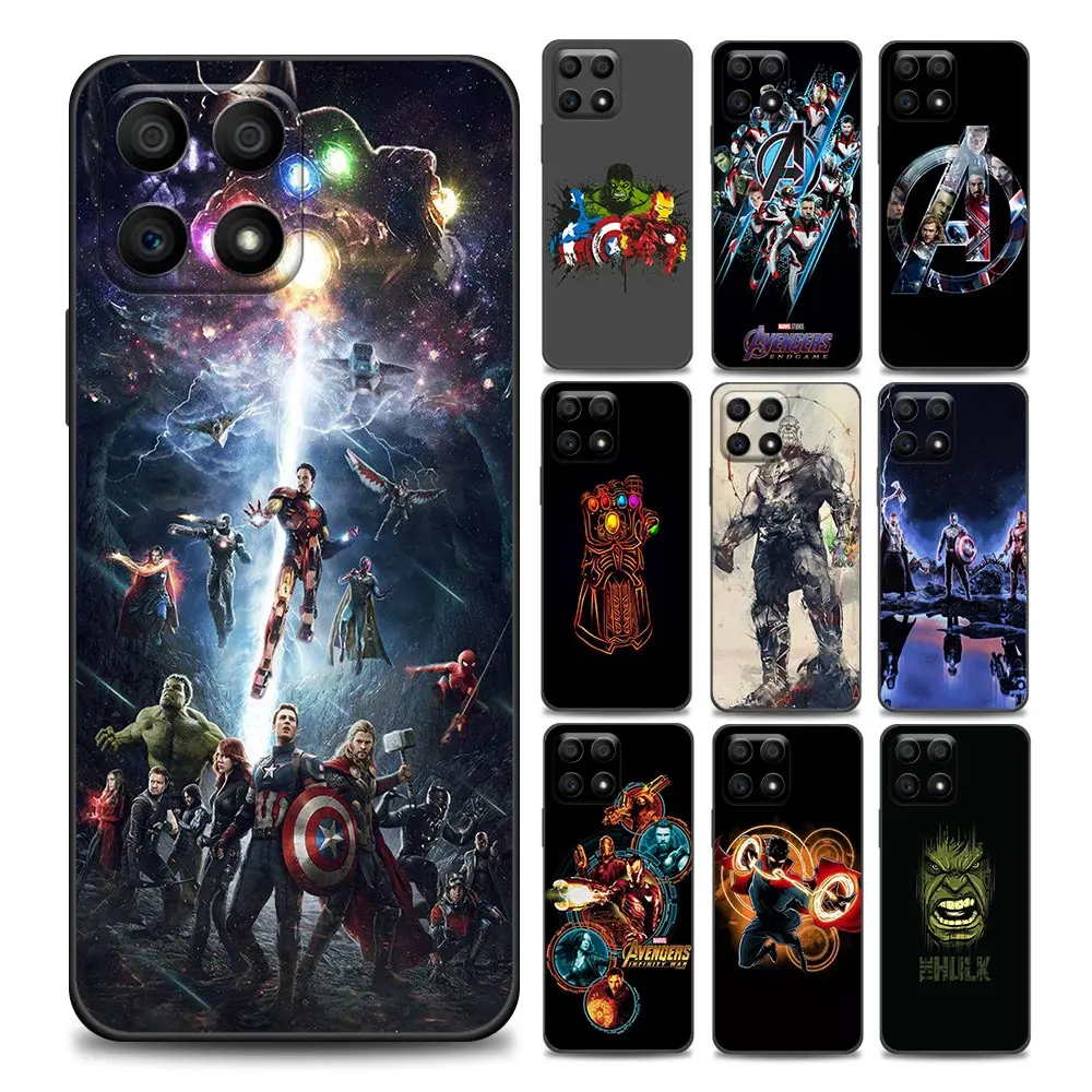 

Anime Marvel Avengers Honor Case for 8X 9S 9A 9C 9X Pro Lite Play 9A 50 10 20 30 Pro 30i 20S(6.15) Soft Silicone Cover