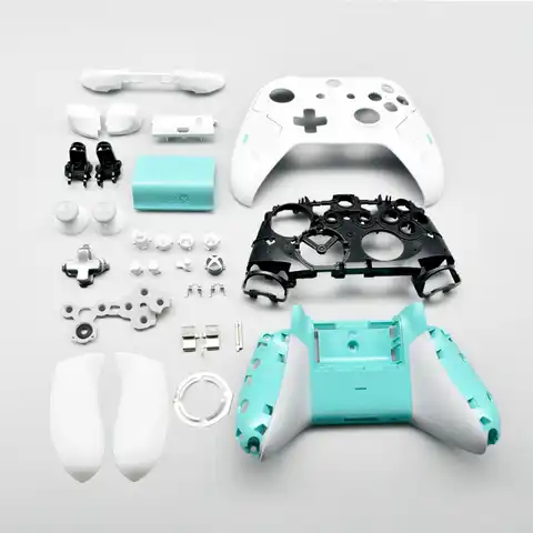 Оригинальный корпус для Xbox One S Valkyrie белый полный корпус контроллера запасные части