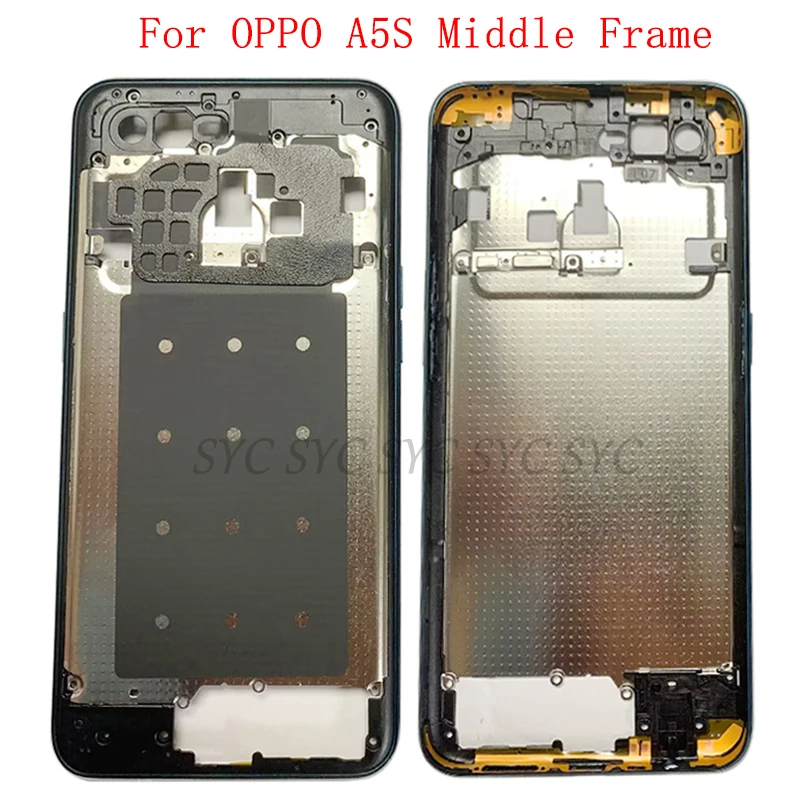 Средняя рамка Корпус ЖК-панель рамка панель для телефона OPPO A5S AX5S металлическая рамка ЖК-дисплея запасные части