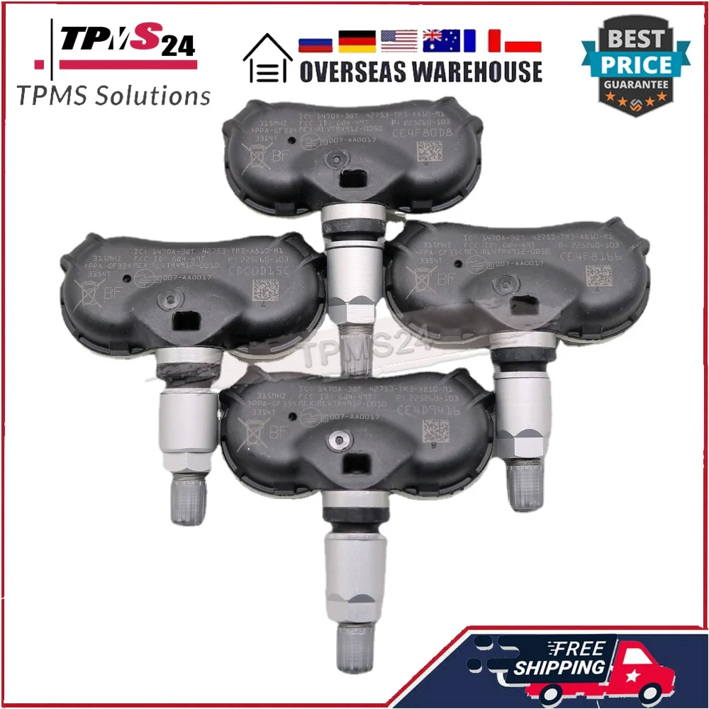 Датчик давления воздуха в шинах Acura Csx Honda Civic Cr-Z Element Fit одним из них, 315 МГц, датчик давления воздуха в шинах TPMS 42753-TR3-A81