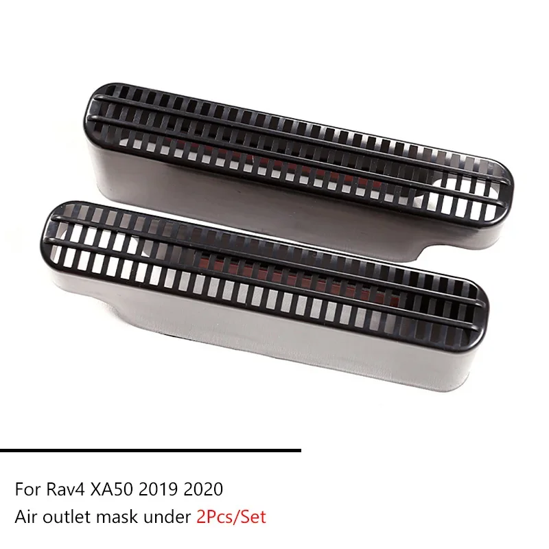 

Для Toyota RAV4 XA50 2020 2021 2022 2023 автомобильный под заднее сиденье AC нагревательный пол Кондиционер Выходная Сетка Крышка маска аксессуары