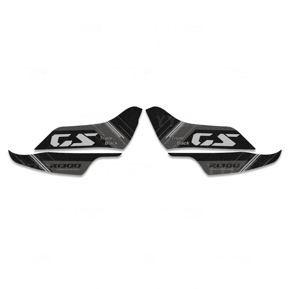 

Для R1300 GS R1300GS r1300 GS r1300gs аксессуары для мотоциклов, наклейка для защиты рук, защита GS, тройная черная наклейка, водонепроницаемая