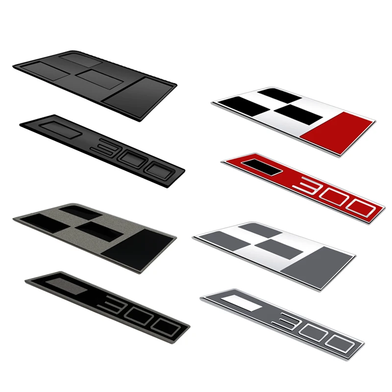 Автомобильная передняя решетка капота заднего багажника Наклейка 300 Raceflag