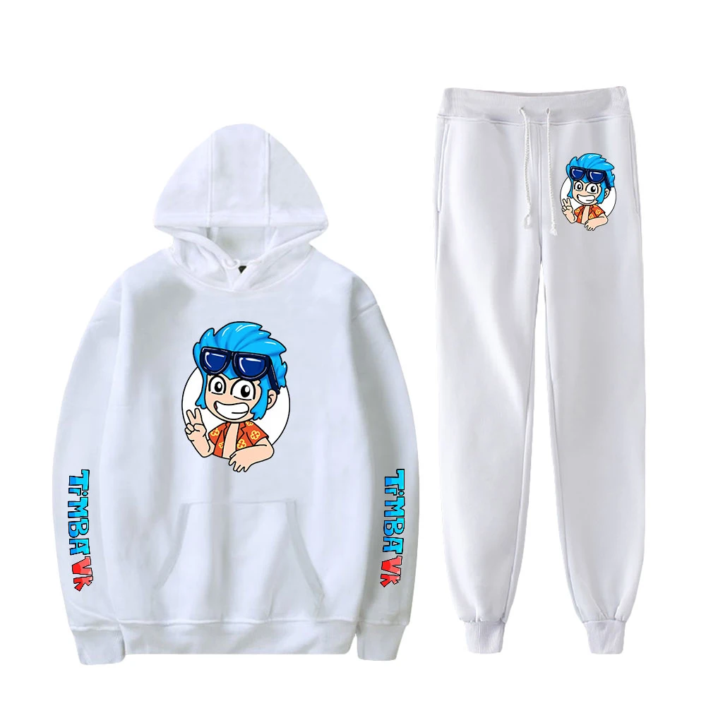 

2022 New Arrival Timba Vk two-piece ladies/men hoodies + trousers unisex Harajuku suit