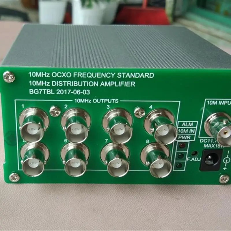 

Последняя версия BG7TBL OCXO эталонная частота стандарта 8 портов выход 10 МГц распределительный усилитель
