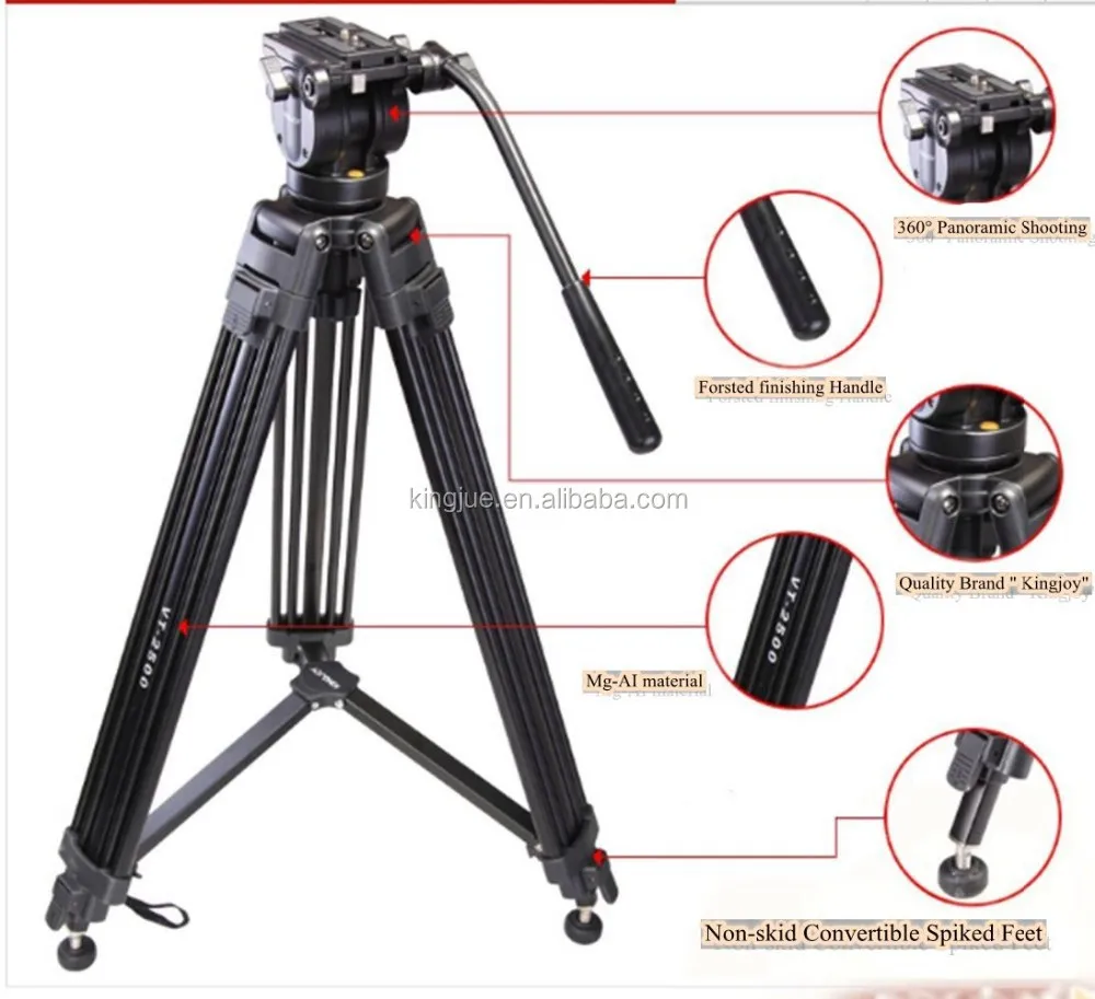 

KINGJOY универсальные сверхмощные профессиональные штативы для камеры DSLR