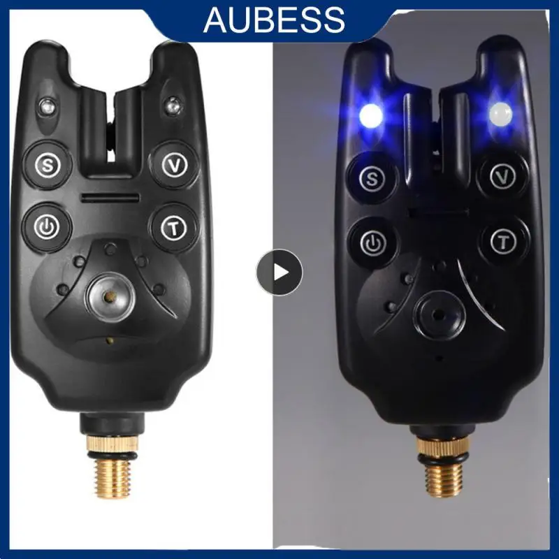 

Electronic Alarm Fish Caught Automatic Alarm Abs+electronic Components Flashing Alarm Led Light Alarm High Sensitivity Black