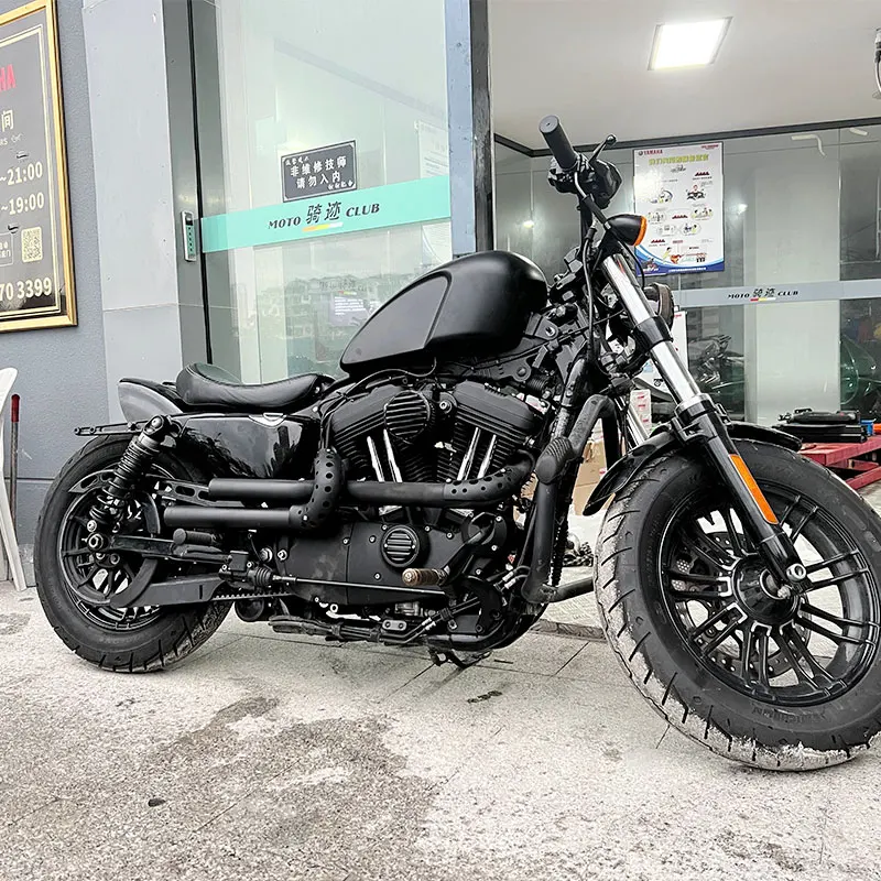 Система для полной выхлопной трубы мотоцикла двойной глушитель Harley Sportster 883 1200 XL883