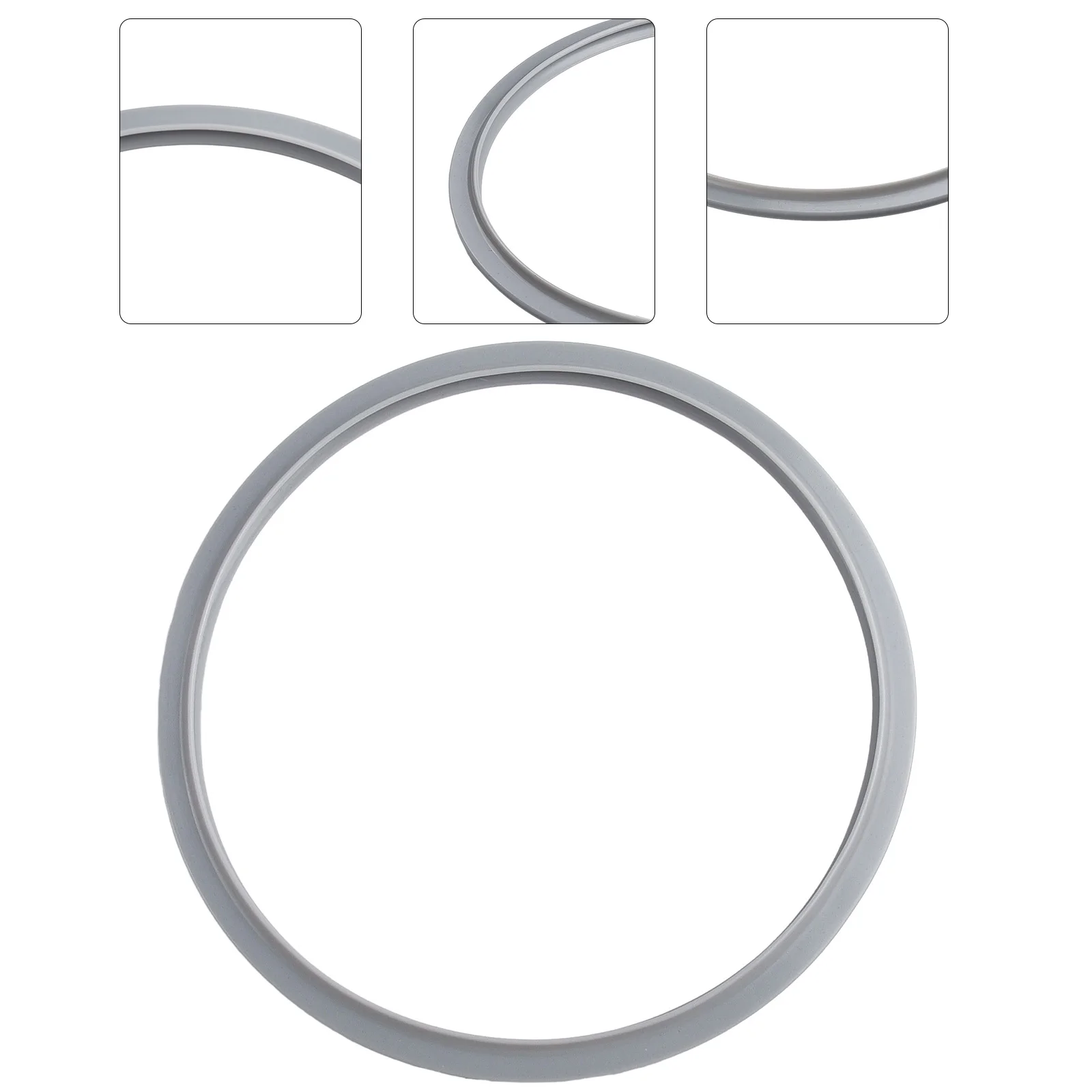 Прочная и практичная 22-сантиметровая силиконовая серая прокладка для безопасной