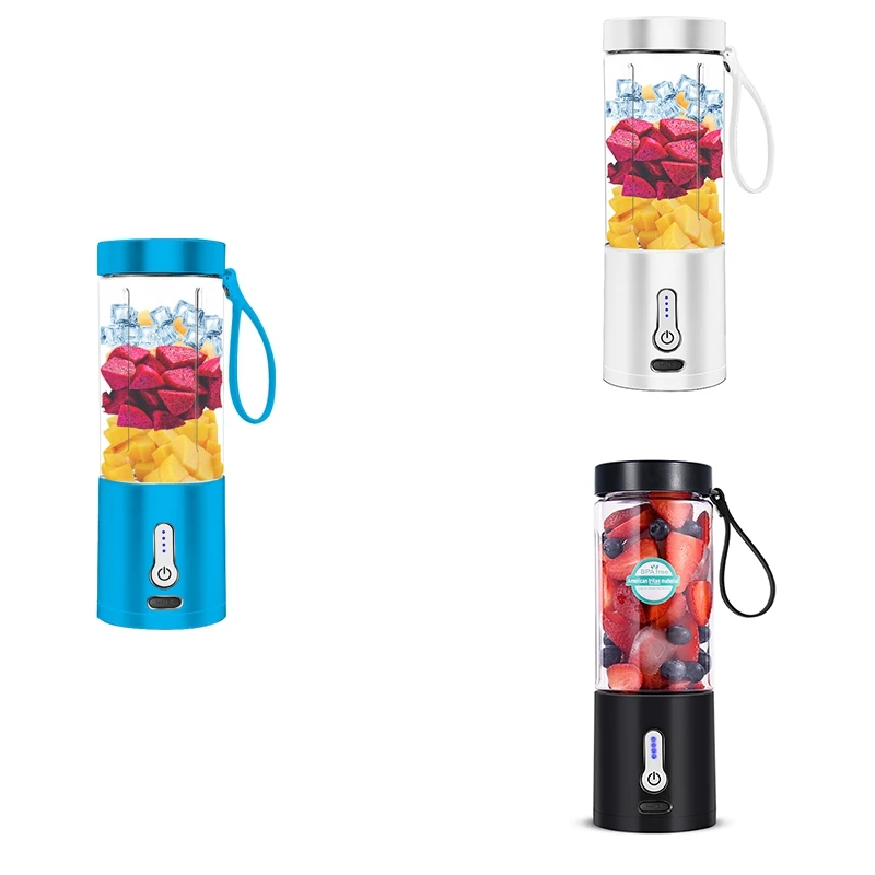 

Portable Juicer Cup 400ML Portable Liquifier Blender 20001 RPM Electric Blender