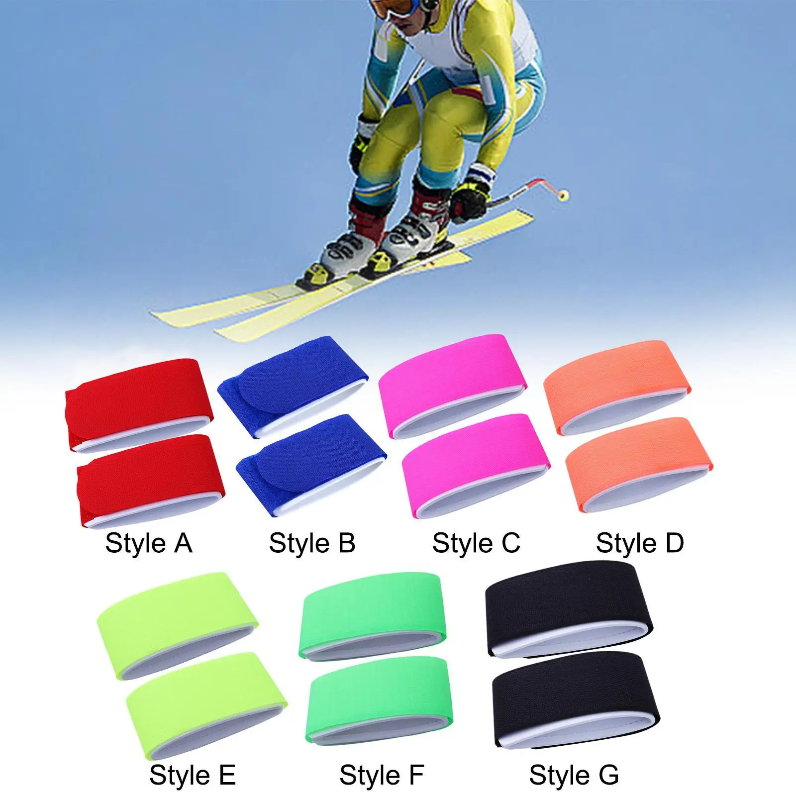 2-х шт. лыжные ремни крепежная лента портативные многоцелевые