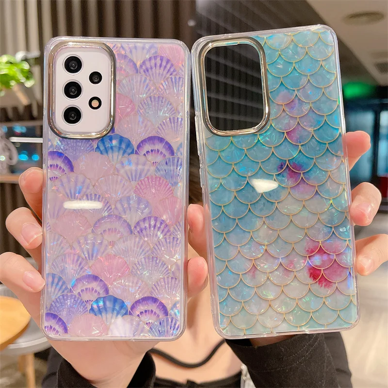 

S22 Ultra S21 FE S20 Note 20 Case Hit Color Geometric Leopard Rainbow Phone Cover for Samsung A52S 12 32 72 13 23 33 53 73 51 71