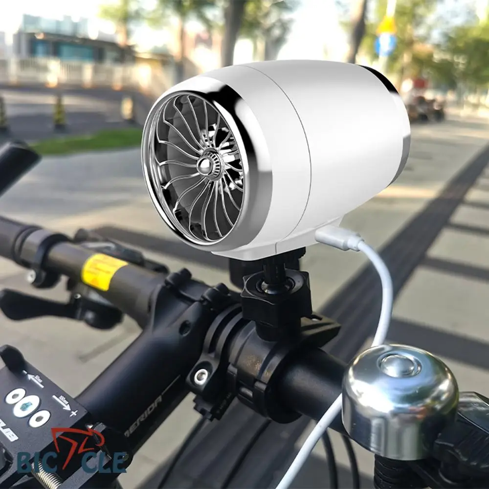 

Portable USB Mini Cooling Fan with Tripod Bike Handlebar Electric Fan Outdoor Cycling Fan for Camping Riding Traveling 4 Speeds