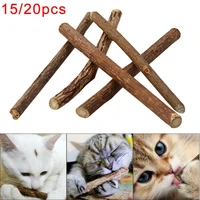 1520pcs pet cat snacks sticks cleaning tooth catnip cat stick chew toys pet snacks matatabi chew stick molar cleaning teeth toy