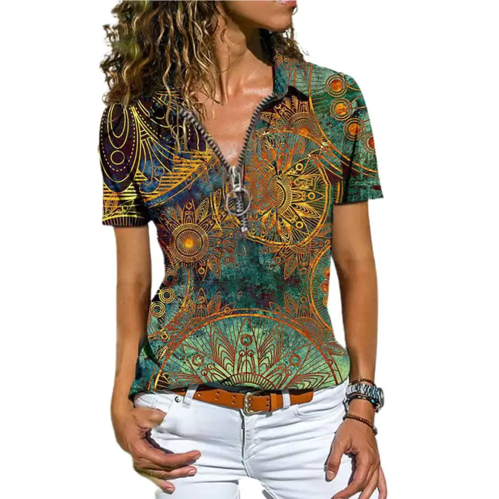 

Women Pullover Short Sleeve Summer Comfy Elegant All Match Pullover Women T-shirt for Office