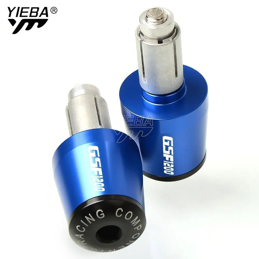 

For SUZUKI GSF1200 BANDIT GSF 1200 2001 2002 2003 2004 2005 2006 Motorcycle CNC 22MM Handlebar Grips Handle Bar Cap End Plugs