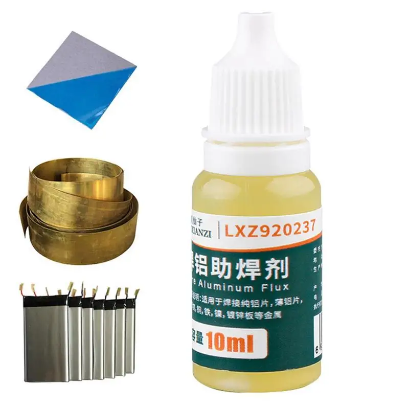 

Aluminum Flux 10ml Liquid Solder No Clean For Aluminum Welding Supplies Electrical Repair Accessories For Copper Stainless Steel