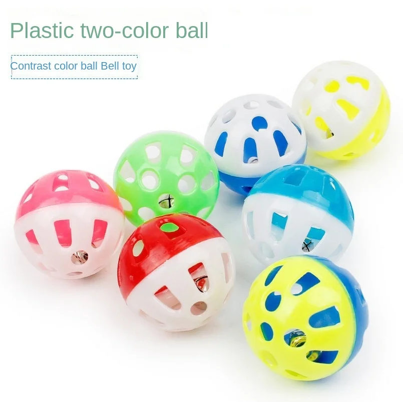 

Игрушка-мяч для кошек случайного цвета с колокольчиком внутри, игрушки для котят, игрушки для домашних животных, игрушка для кошек, красочна...