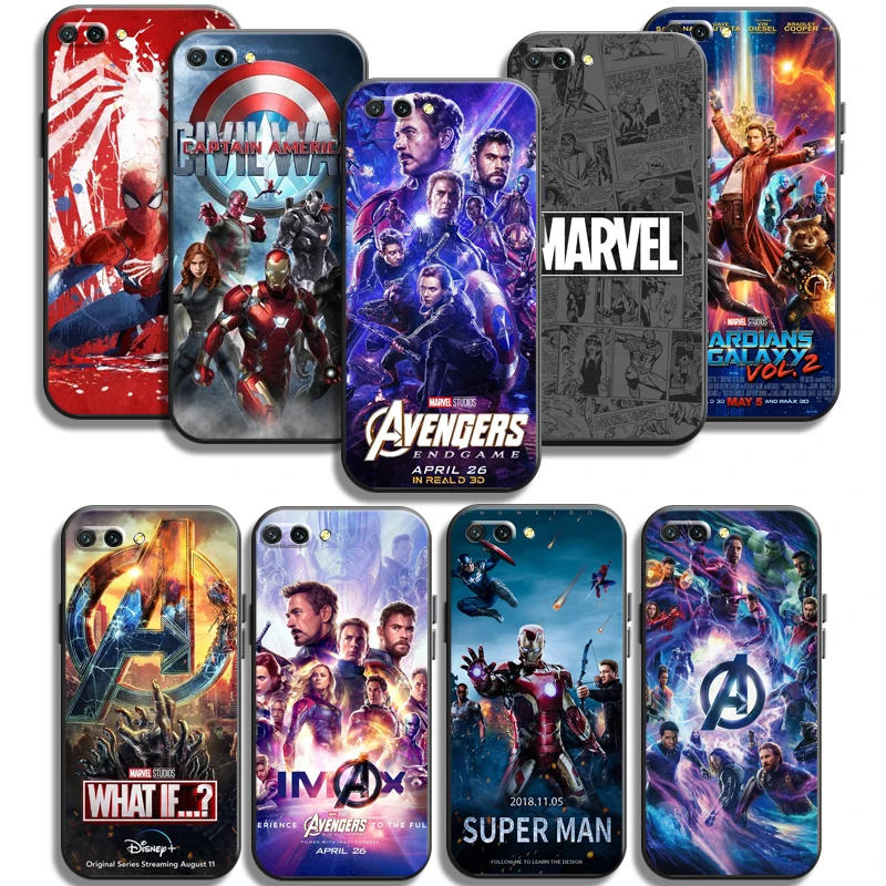 

Marvel US Logo Phone Cases For Huawei Honor P30 P30 Pro P30 Lite Honor 8X 9 9X 9 Lite 10i 10 Lite 10X Lite Back Cover Funda