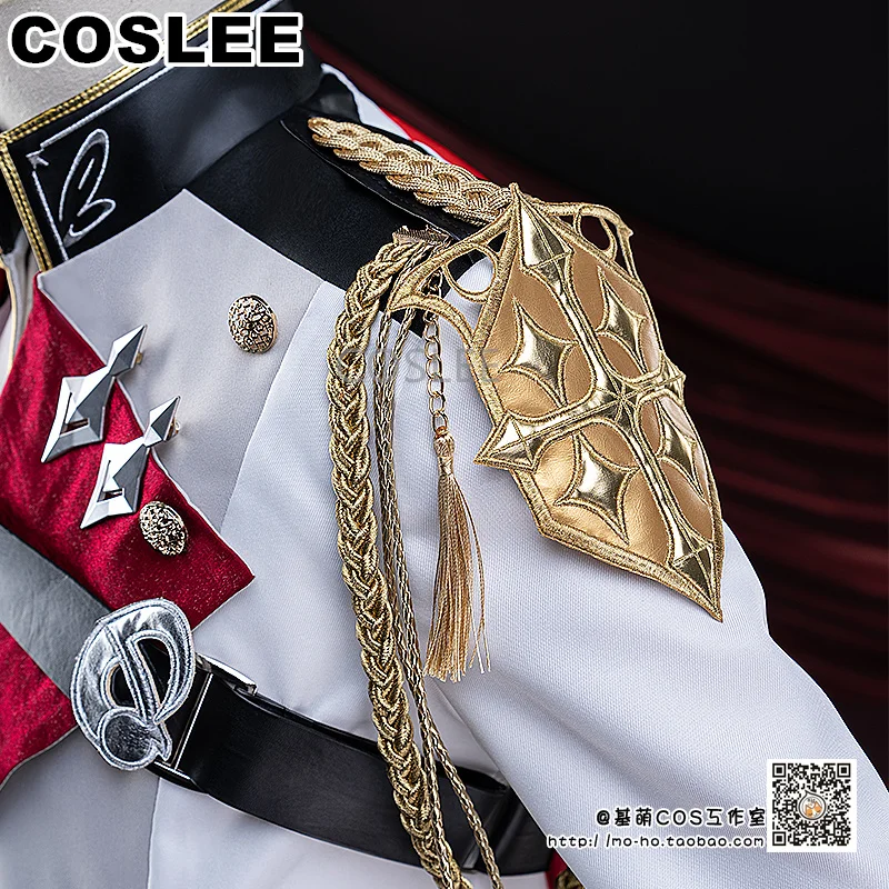 COSLEE Genshin ударопрочная тартаглия Косплей Костюм Красивый костюм для концерта