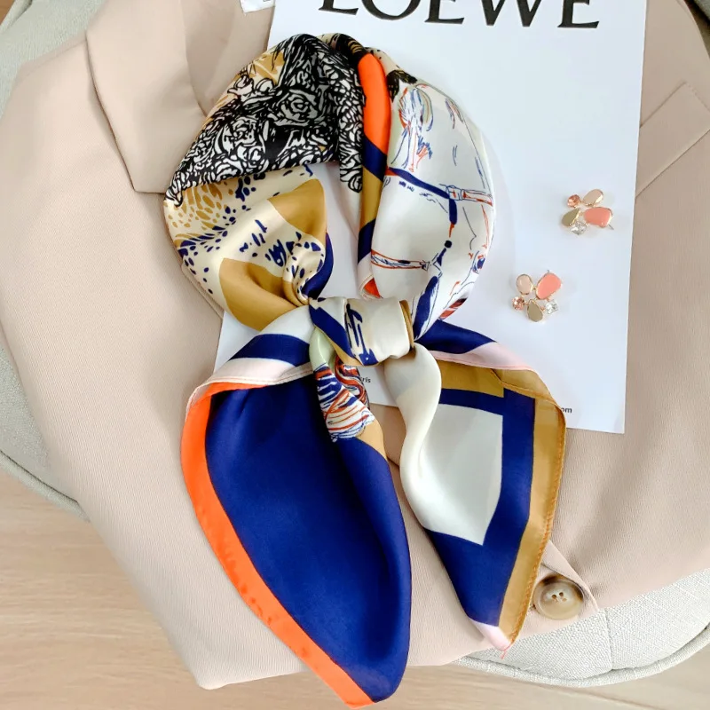 

Женский шёлковый шарф на все сезоны, 2022