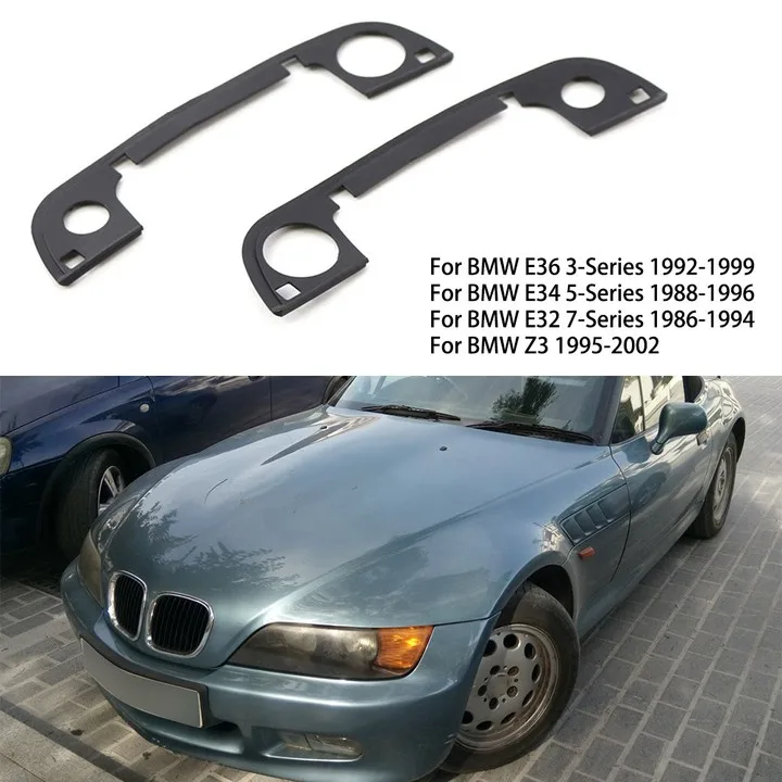 

For BMW E36 E34 E32 Z3 Handle Gasket Door Handle Seal Low Odor Smooth Surface ABS Exterior Door Handle Exterior Kit