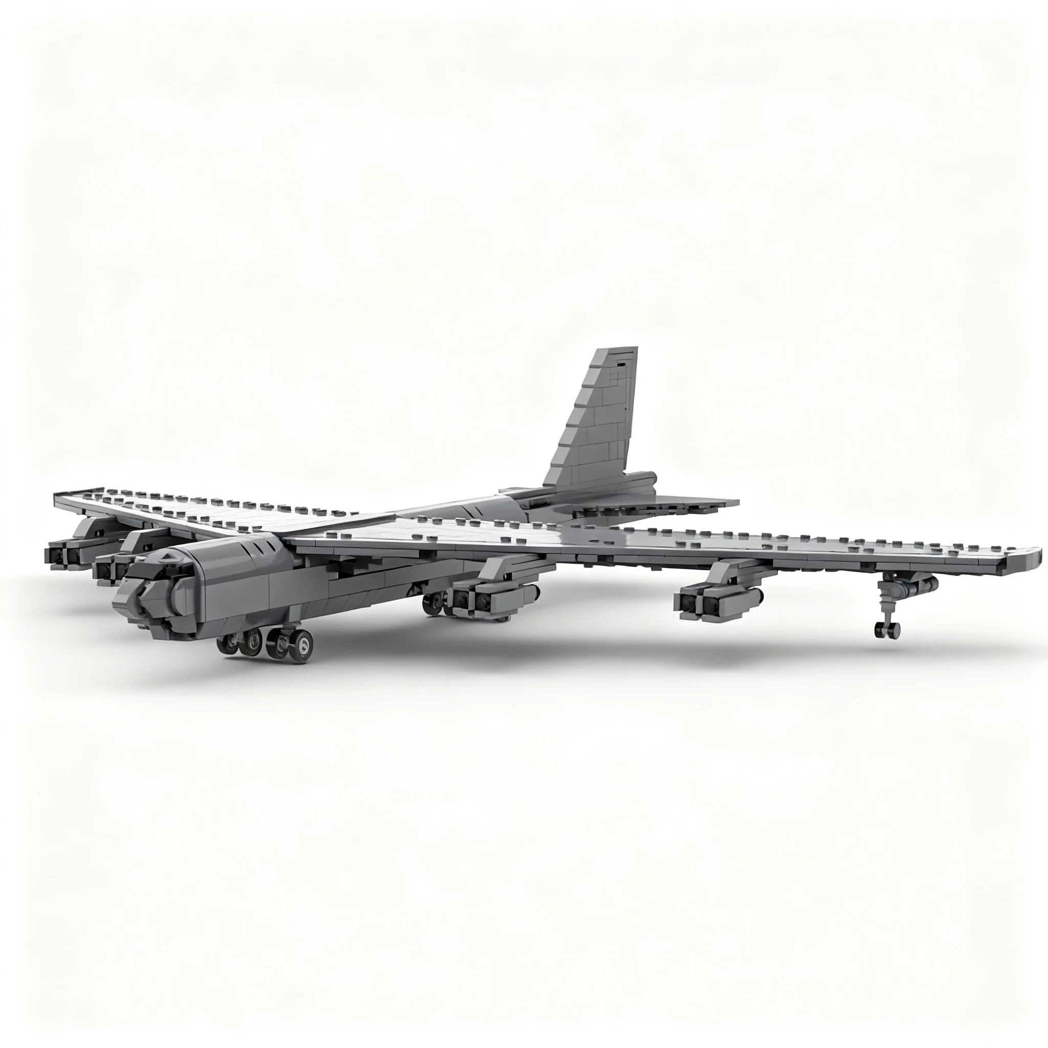 Фото 994 детали MOC, модель Boeing B-52 Stratofortress ВВС США, масштаб 1:100, Creator Expert, конструктор, игрушки, строительные блоки, рождественские подарки. №3