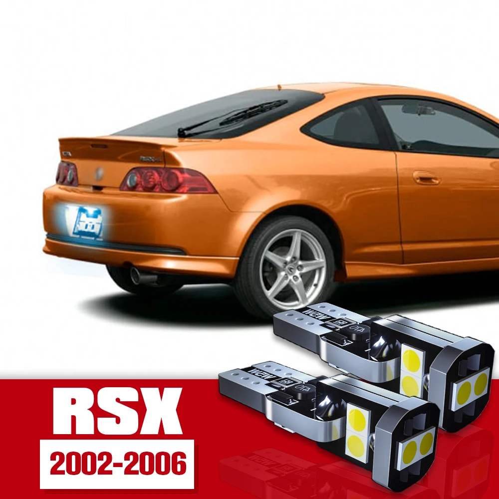 

2pcs License Plate Light Accessories LED Bulb Lamp For Acura RSX 2002 2003 2004 2005 2006