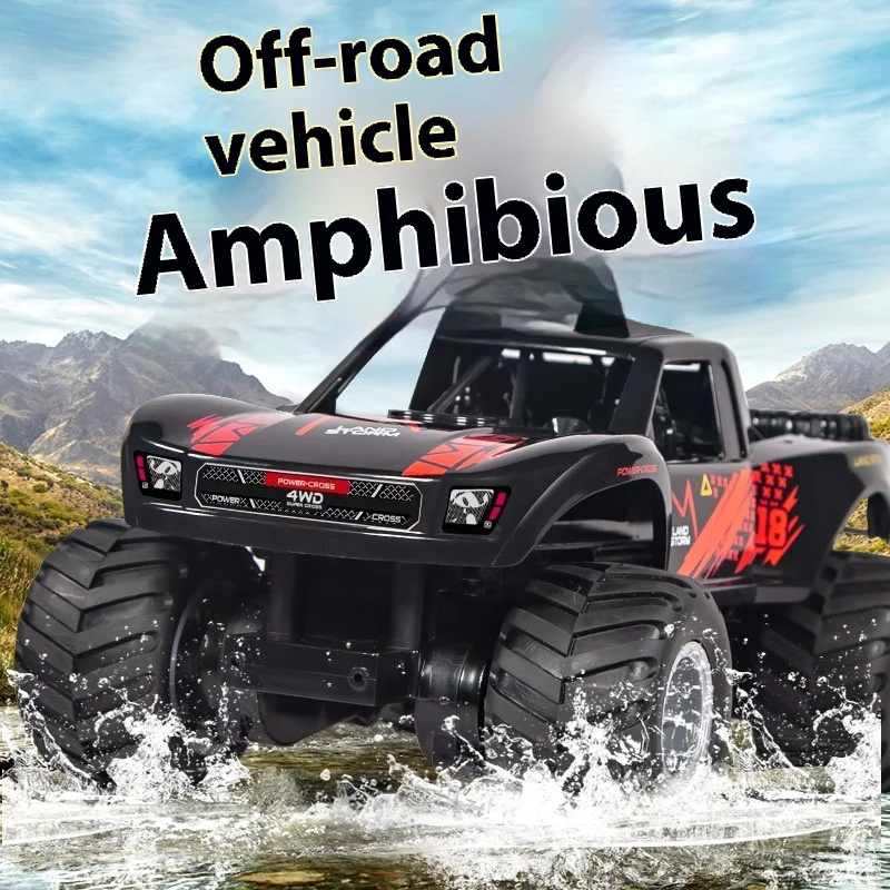 Новинка игрушка-внедорожник-амфибия 2 4g с дистанционным управлением игрушка 4wd