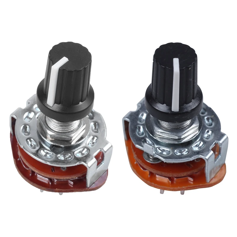 

2X Electronic Machine 3P4T 3Pole 4 Position/4P3T 4Pole 3 Position 2 Deck 15 Pin/16 Pin Rotary Switch