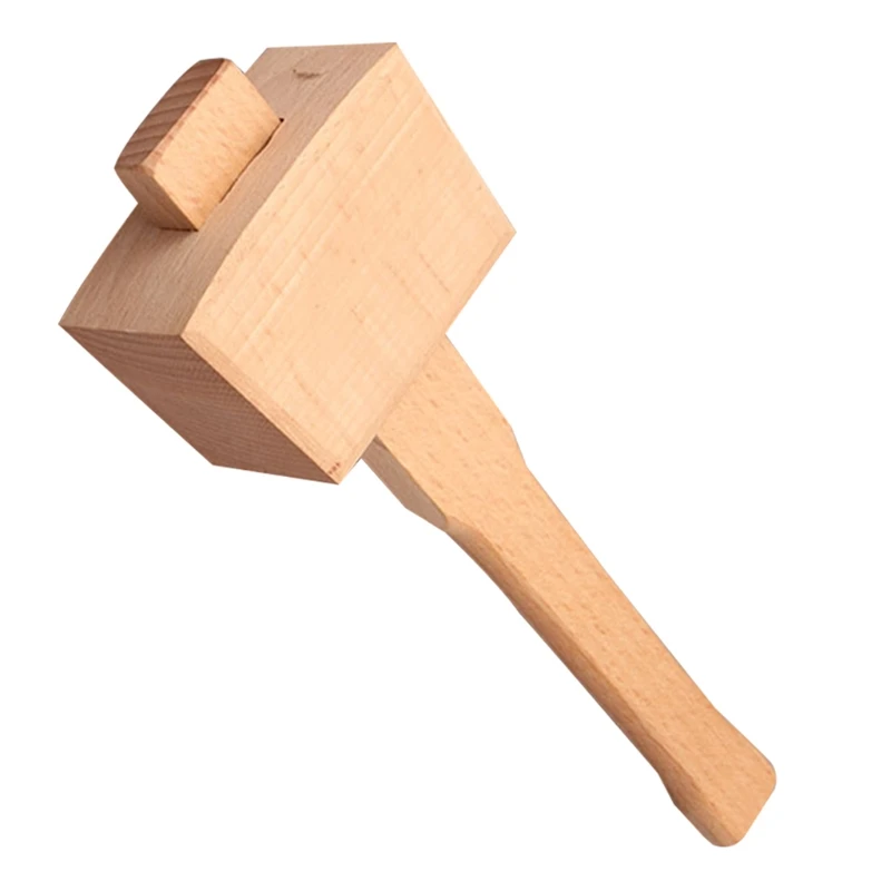 

Quality Beech Solid Carpenter Wood Wooden Mallet Hammer Handle Woodworking Tool