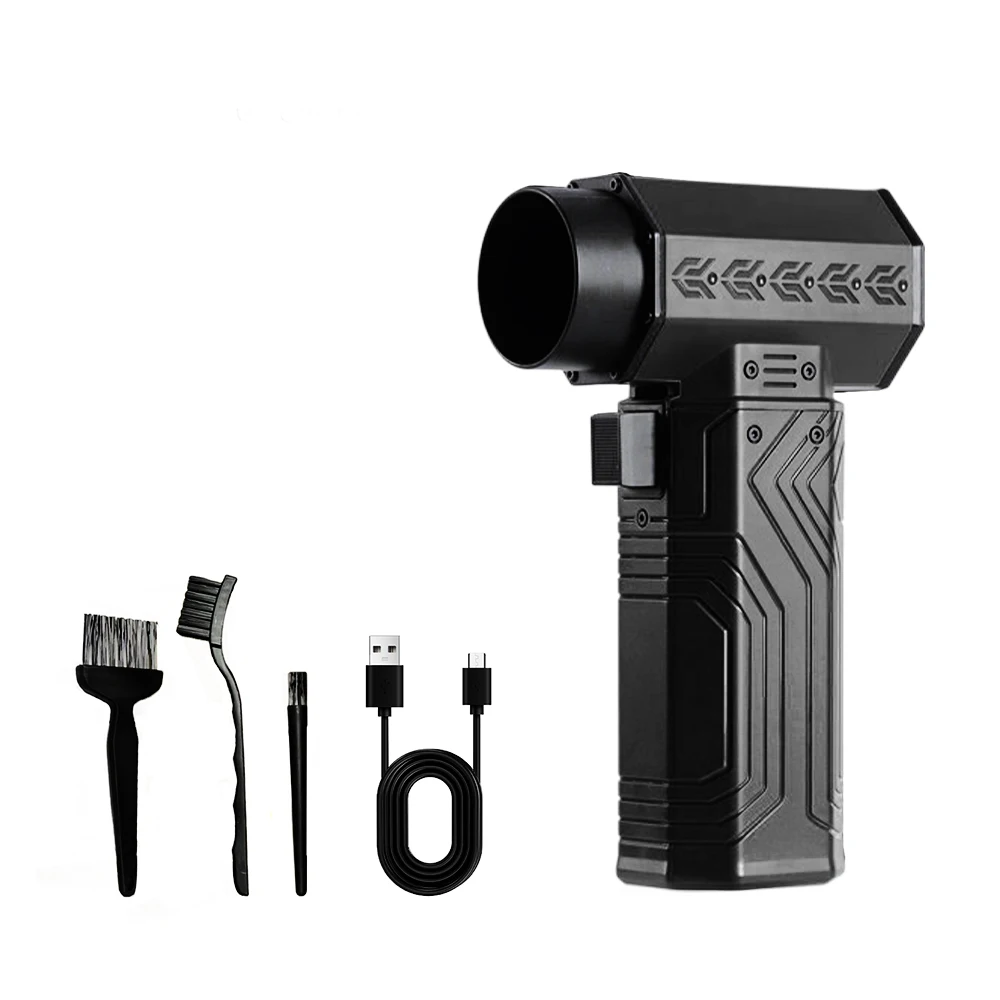 

Мощный турбореактивный вентилятор Violent Turbo Fan Автомобильный Violent Air Gun 600g Тяга Бесступенчатая скорость 70 м/с Высокомощный турбовентилятор Воздуходувка для листьев