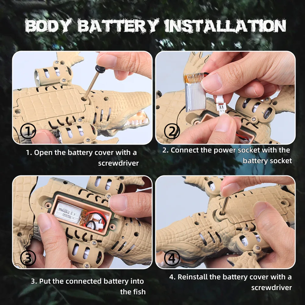 Имитация бионического пульта дистанционного управления Крокодил Игрушка для