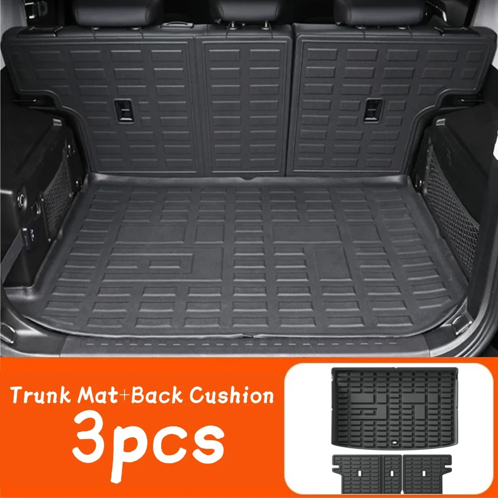 

Автомобильные коврики для Chery Jetour T1 2024 2025 TPE 3D напольные коврики всепогодная водонепроницаемая передняя задняя защита грузового вкладыша