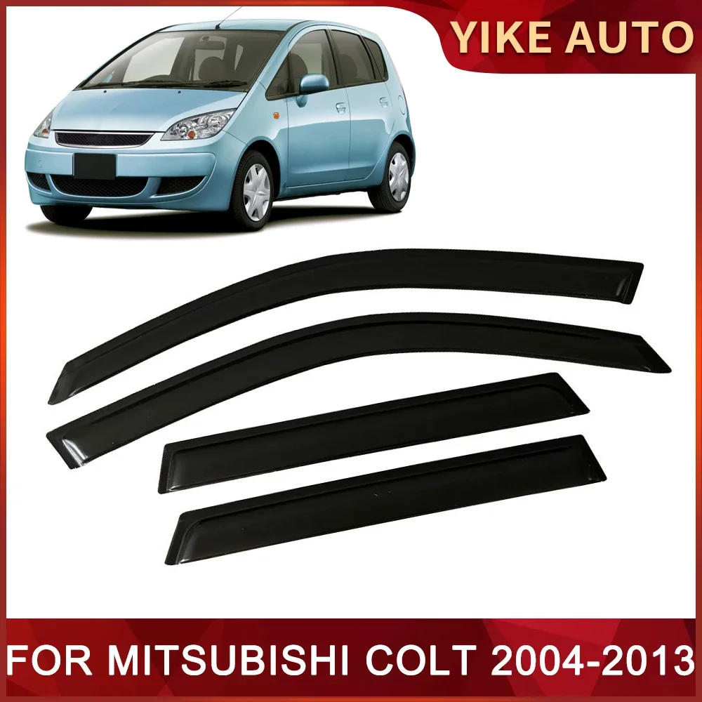 Оконный козырек для MITSUBISHI COLT 2004-2013 дверной с защитой от ветра солнца дождя