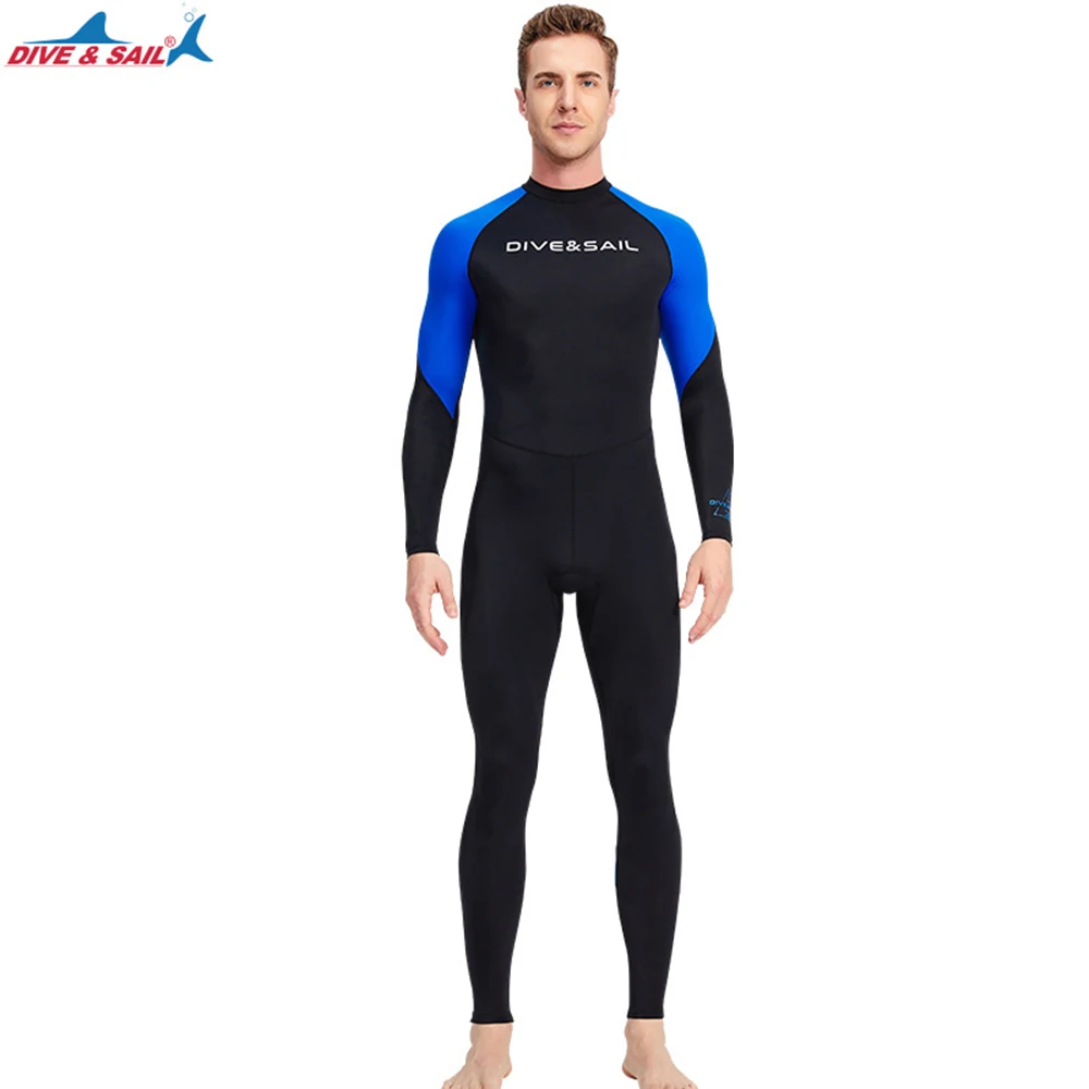 Men's High-Quality Fashion Lycra Surfing Suit One-Piece Quick-Drying Sunscreen New Water Sports Swimming Snorkeling Surfing Suit