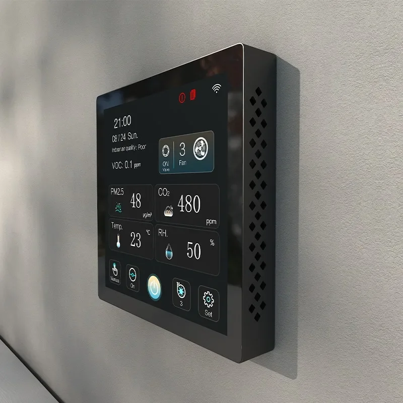 Дистанционное управление конвертером Tuya 4-дюймовый цветной экран Voc PM2 5 дисплей в