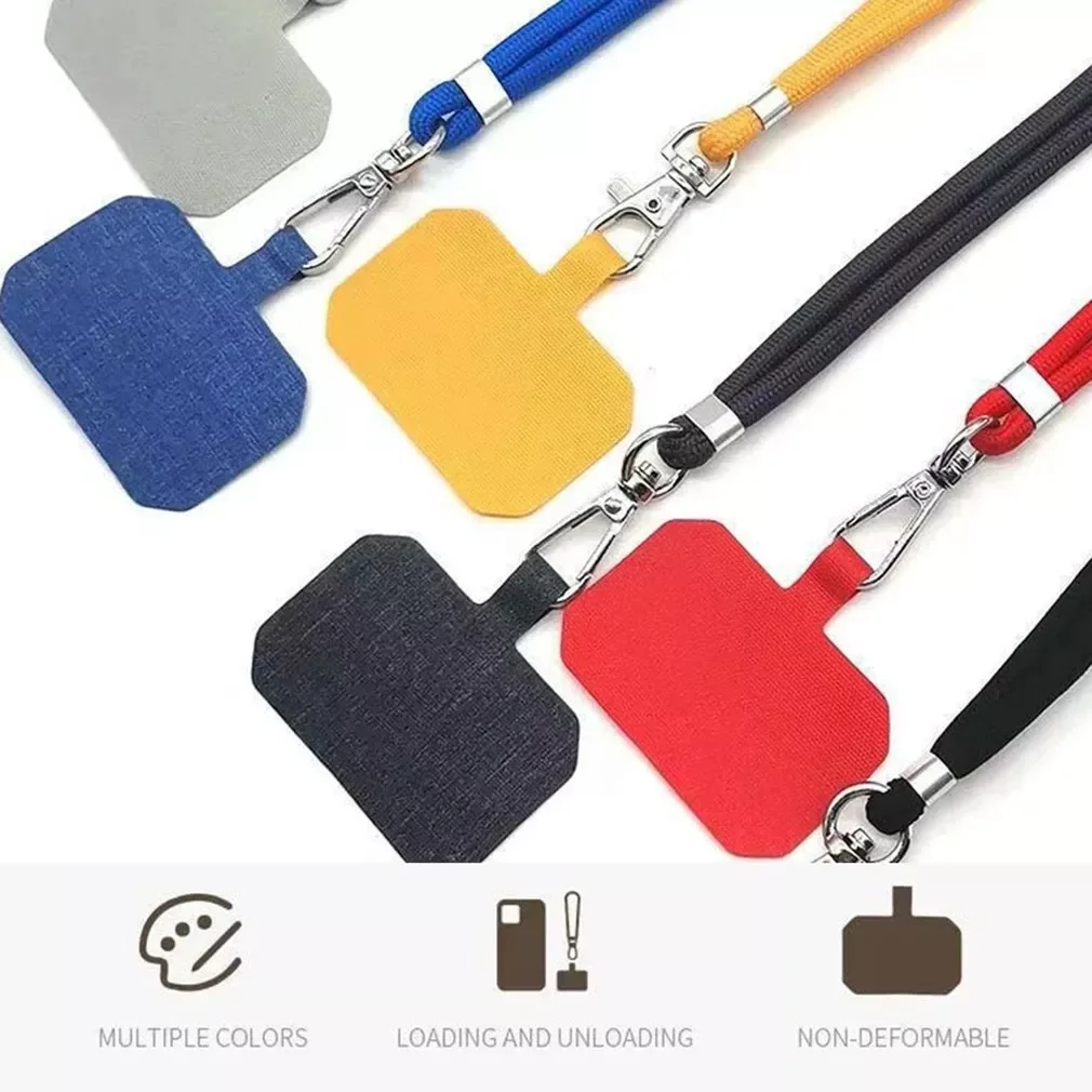 

Universal Crossbody Patch Phone Lanyards Mobile Phone Strap Lanyard 9 Colors Soft Rope for Cell Phone Hanging Cord
