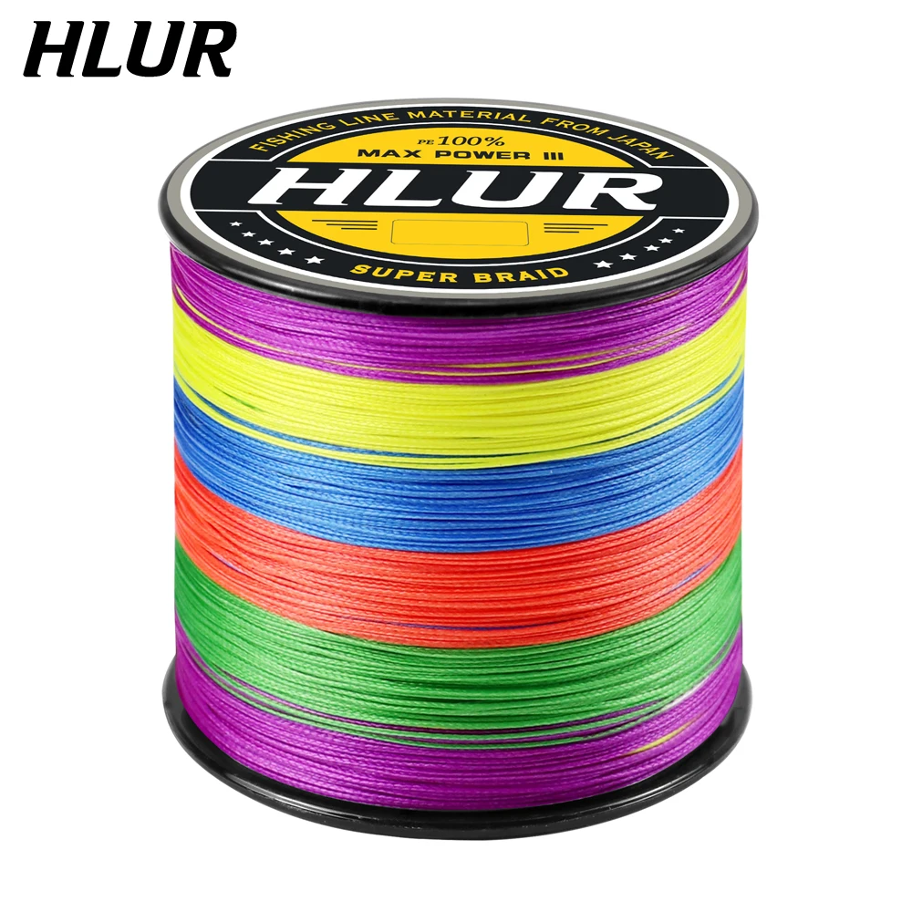 

Леска плетеная мультифиламентная HLUR, 4x300 м, 9 цветов, для морской рыбалки