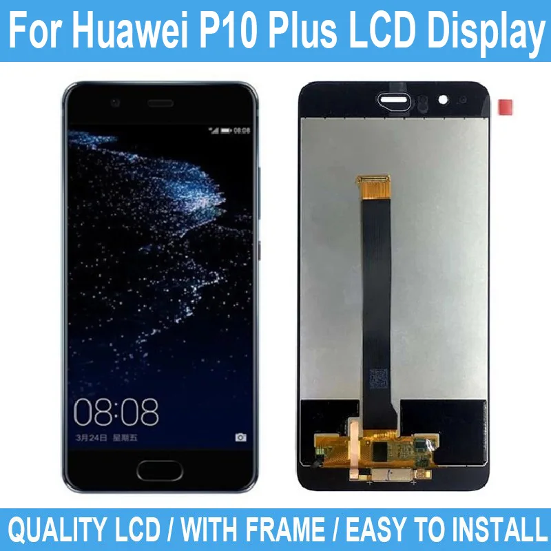 

5.5" For Huawei P10 Plus VKY-L09 VKY-L29 VKY-AL00 LCD Display Touch Screen For Huawei P10 Plus Digitizer LCD Assembly With Frame