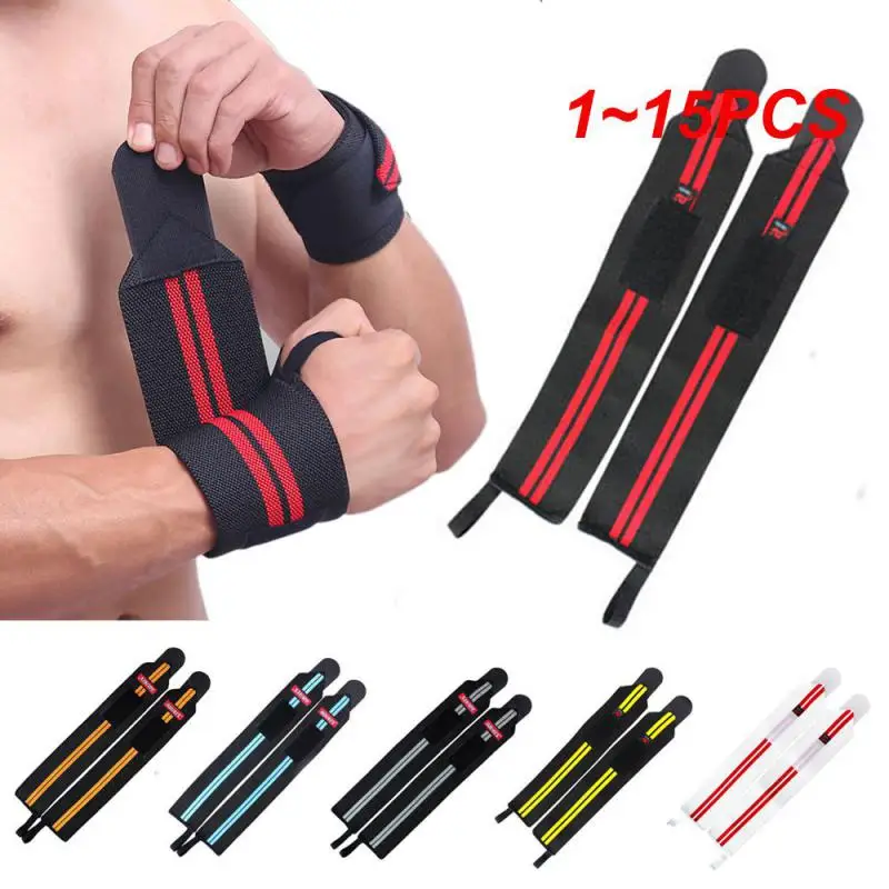 

1~15PCS Wristband Wrist Support Weight Lifting Gym Training Wrist Support Brace Straps Arthritis Support Sleeve Support Gloves