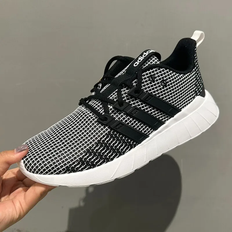 Мужские кроссовки для фитнеса Adidas neo questar flow амортизирующие дышащие модные в