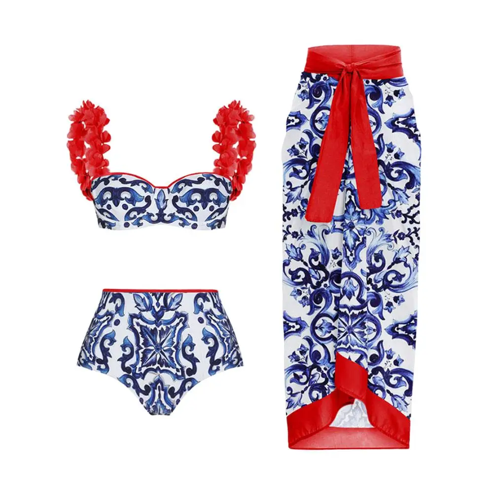 

ZAFUAZ Vintage 2023 Women Swimwear Two Piece Swimsuit Luxury Bikini Beach Dress Designer Bathing Suit Summer Surf Wear Beachwear