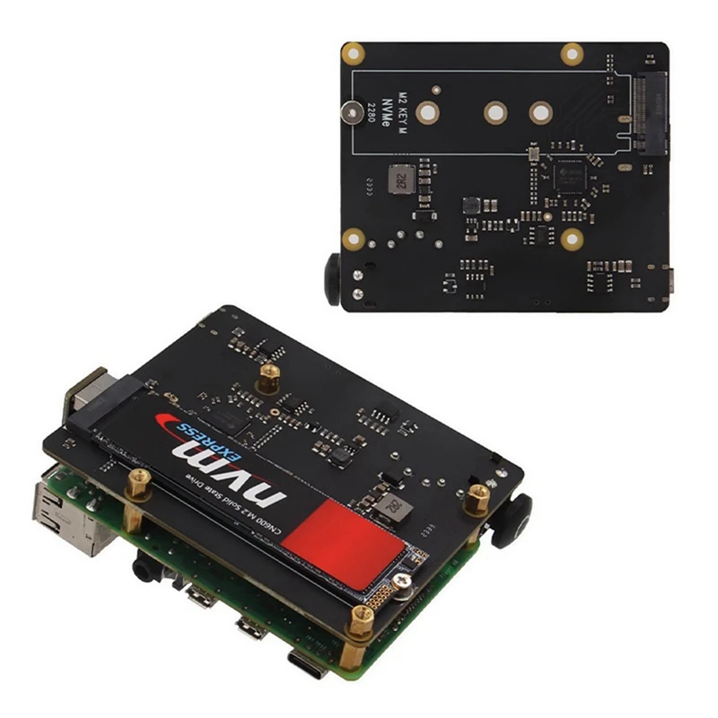 Плата расширения X873 для Raspberry Pi 4 USB-M.2 Nvme SSD NAS плата хранения данных поддержка