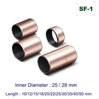 sf 1 bearing 125pcs oilless bushing self lubricating composite bearings oil bearing copper sleeve inner diameter 25mm 28mm
