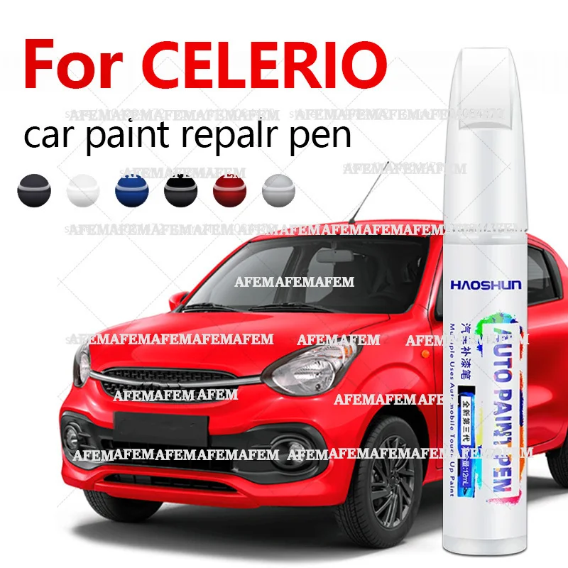Фото Ручка-корректор для ремонта автомобильной краски для SUZUKI CELERIO 2008-2025: аксессуары для устранения царапин, цвета: белый ZHJ, черный ZJ3, серый ZNZ, синий, красный №1