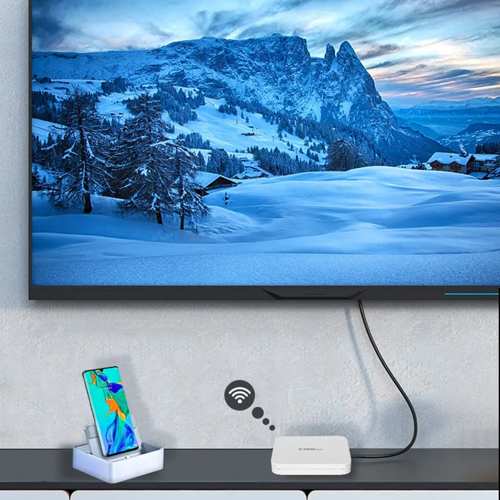 ТВ-приставка T95MINI с интернетом смарт-HDMI-совместимый медиаплеер встроенный