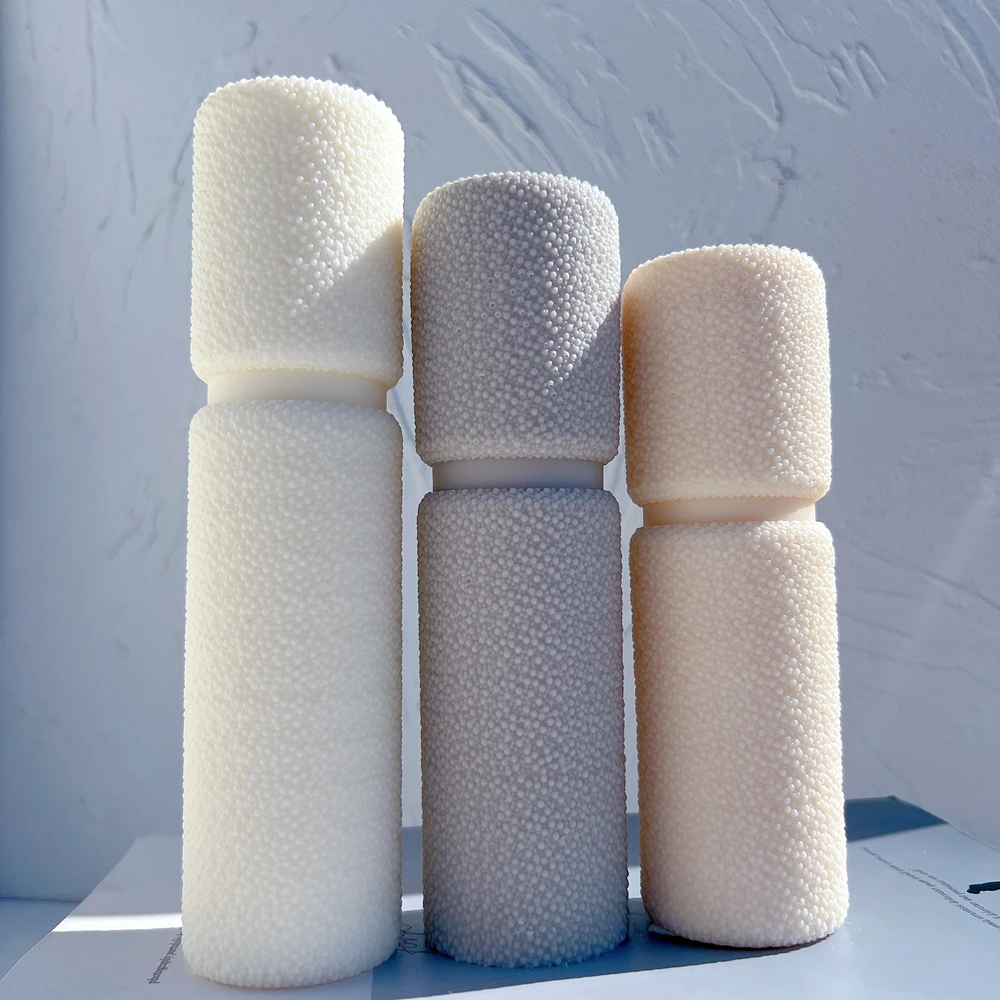 Форма цилиндрическая для высоких пузырьков силиконовая форма в эстетическом